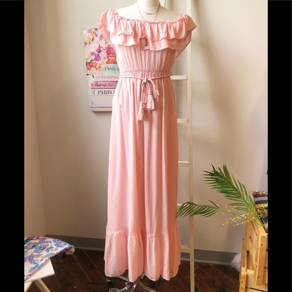 Pink Maxi Dress - Picture 3 of 5